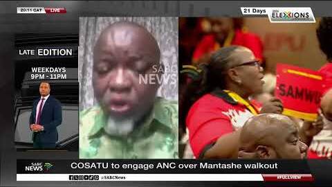 ANC and COSATU alliance relations