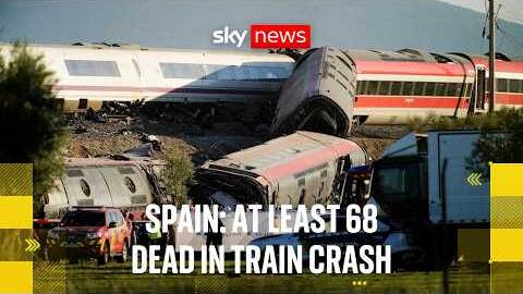 At least 68 dead in Spain train crash - as details of cause become clearer