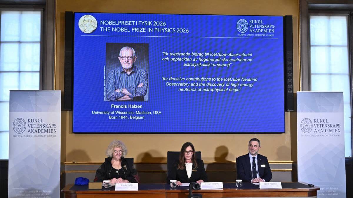 Nobel physics prize honours work on &lsquo;ghostly messengers&rsquo; from outer space