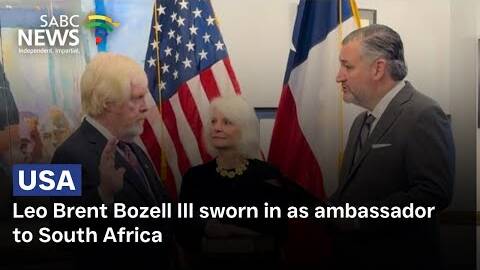 Leo Brent Bozell III sworn in as ambassador to South Africa