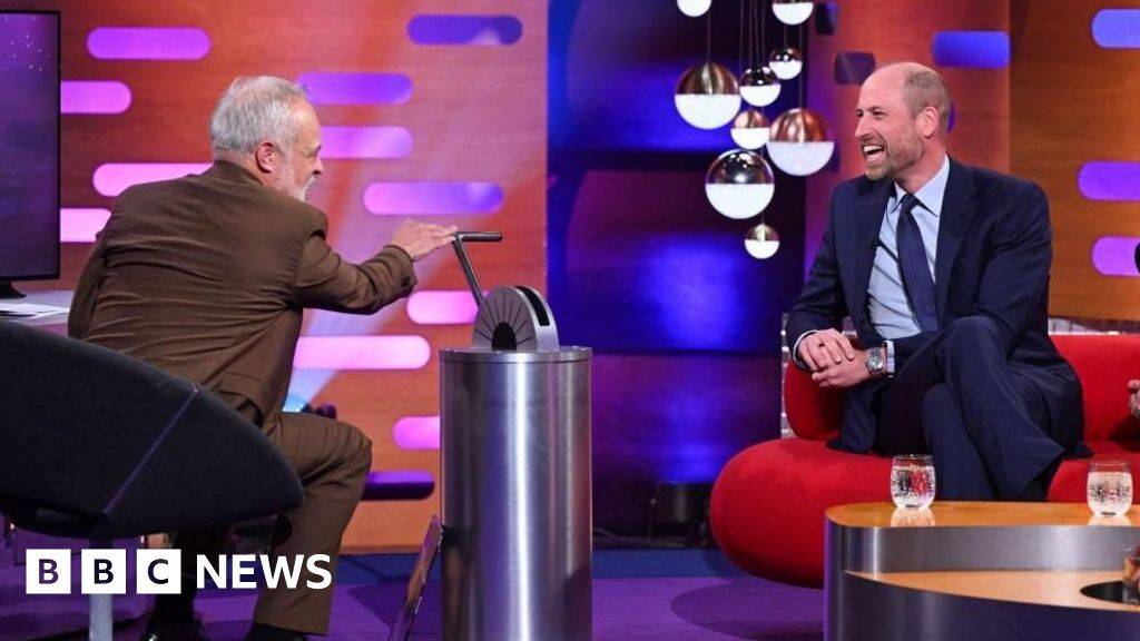 Gasps as Prince William makes surprise appearance on Graham Norton Show