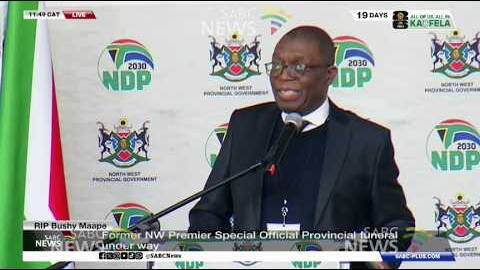 Bushy Maape | Dr Sydney Mufamadi pays tribute to his former comrade