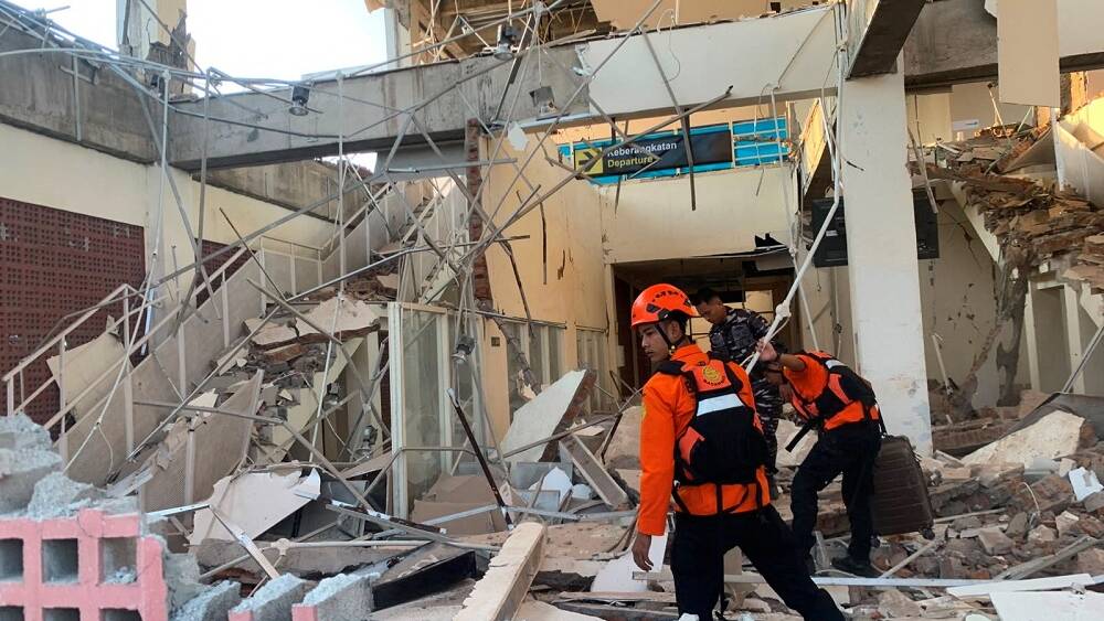 Five dead after magnitude 7.7 earthquake strikes off Indonesia