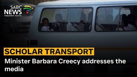 Scholar Transport | Minister Barbara Creecy addresses the media