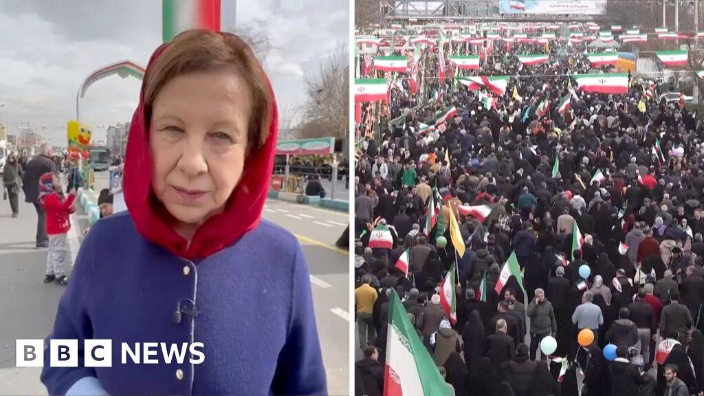 Watch: BBC in Tehran as Iran marks Islamic revolution anniversary