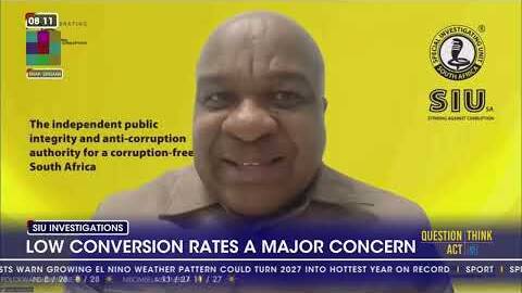 The Special Investigating Unit says low conversion rates a concern