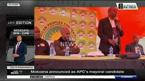 APC announces Mo-Afrika Mandla Mokoena as its Joburg mayoral candidate