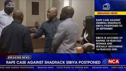 Shadrack Sibiya charged with rape, child sexual grooming and human trafficking