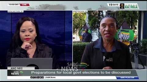 The ANC's National Executive Committee (NEC) meets in Kempton Park
