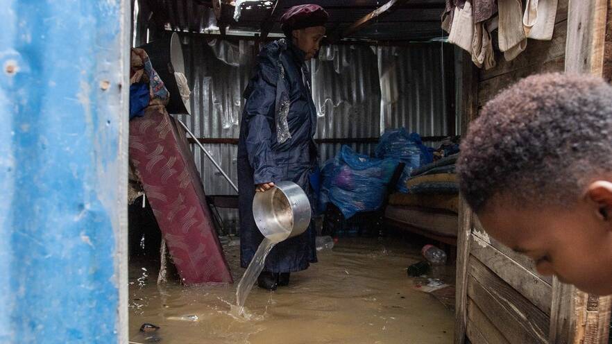 In photos: the Western Cape mops up after the storm