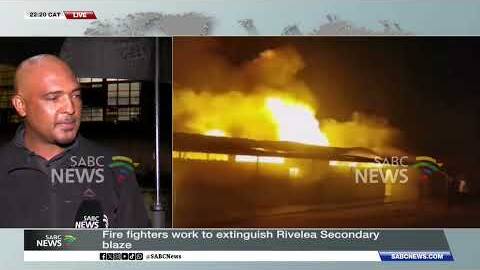 Fire at Riverlea Secondary School: Mbalienhle Mthetwa reports