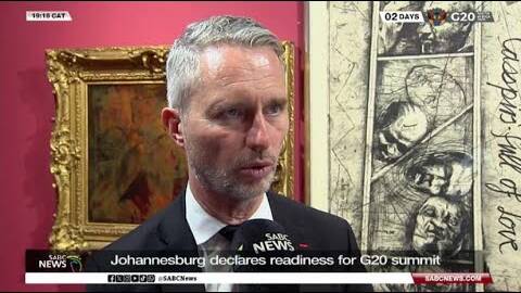G20 Summit | Mayor Morero says Joburg is ready to host historic G20 Leaders' Summit