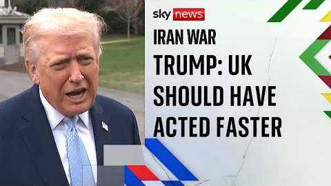 Trump criticises UK after Starmer allows UK bases to be allowed to attack Iran