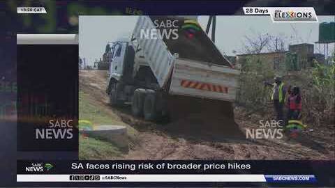 Reserve Bank assessment points to a substantial increase in generalised price hikes in SA