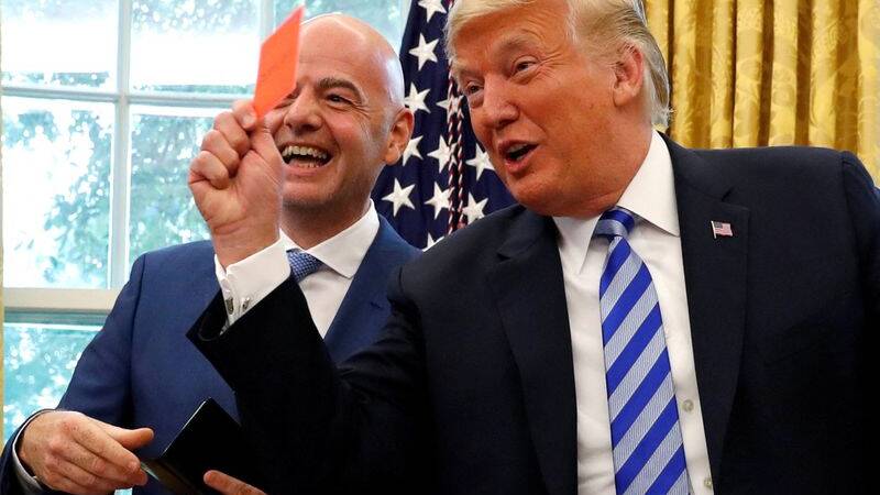 Infantino, Fifa and Trump have dealt a mammoth blow to soccer&rsquo;s integrity