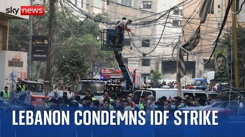 Lebanon condemns Israeli airstrike which killed Hezbollah chief of staff