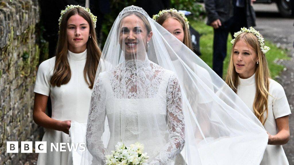 King Charles arrives for Peter Phillips' wedding to NHS nurse