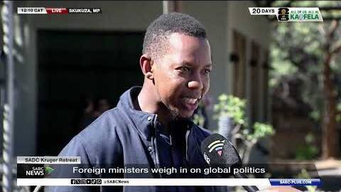 Foreign ministers weigh in on global politics