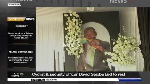 Cyclist David Sejobe laid to rest in Limpopo