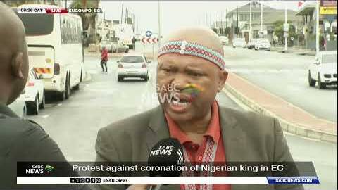 Protest against coronation of Nigerian king in EC