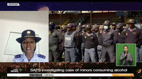 SAPS investigating case of minors consuming alcohol