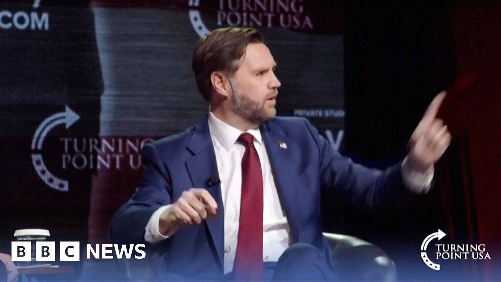 Watch: Vance heckled as he chides Pope