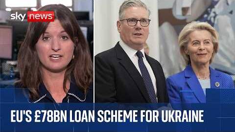 UK on verge of joining EU's &pound;78bn loan scheme for Ukraine