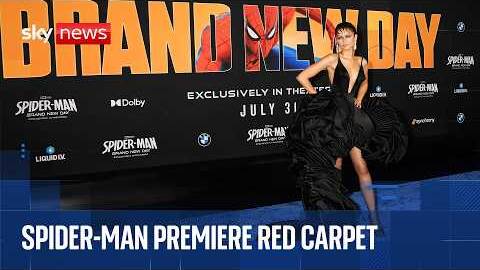 Tom Holland and Zendaya in London for Spider-Man: Brand New Day premiere
