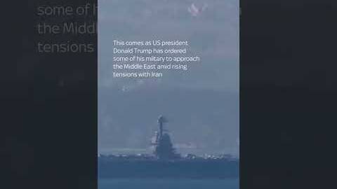 Watch: World's biggest warship heads towards Iran