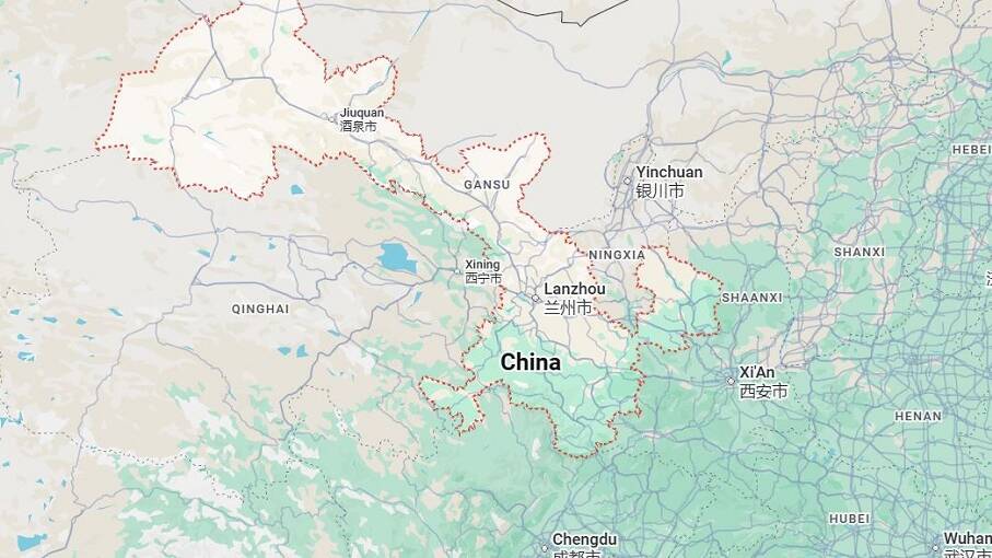 Landslide in China&rsquo;s Gansu province traps 16, state media says