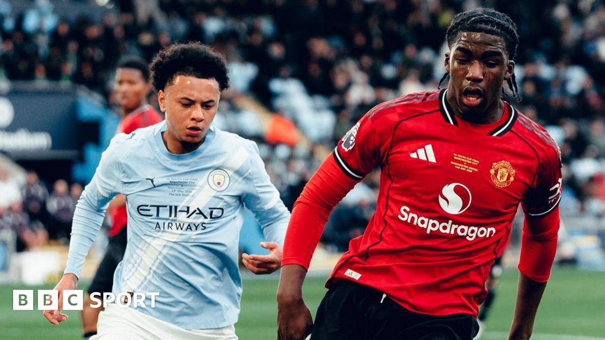 Man City beat rivals Man Utd 2-1 to win FA Youth Cup