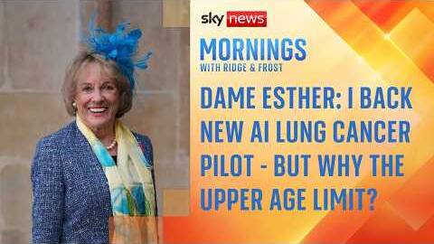 Dame Esther Rantzen: Why I'm hopeful for new lung cancer technology