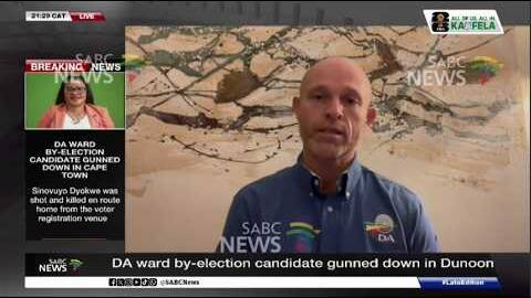 DA ward candidate Sinovuyo Dyokwe shot dead in Dunoon
