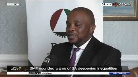 BMF warns of SA's deepening inequalities