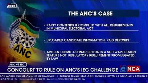 ANC vs IEC: Constitutional Court to rule on candidate list dispute