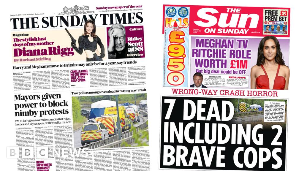 'Power to block nimby protests' and Meghan 'deal could be off'