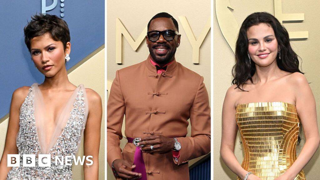 Watch: Selena Gomez, Zendaya and other stars light up Emmys red carpet