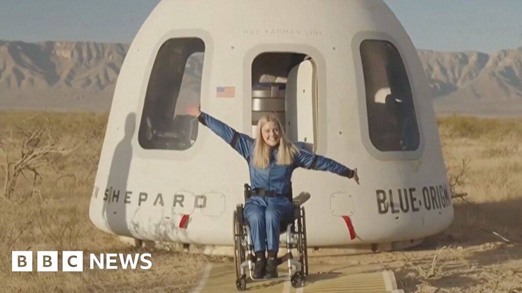 Engineer becomes first wheelchair user to go to space