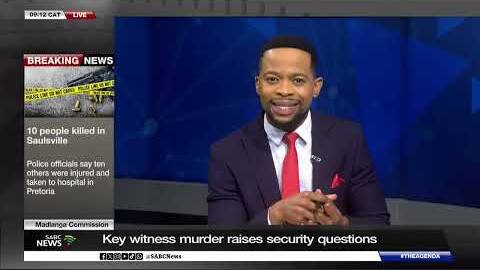 Madlanga Commission | Key witness murder raises security concerns