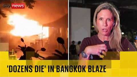 Horrific video captures moment deadly blaze breaks out in Bangkok bar