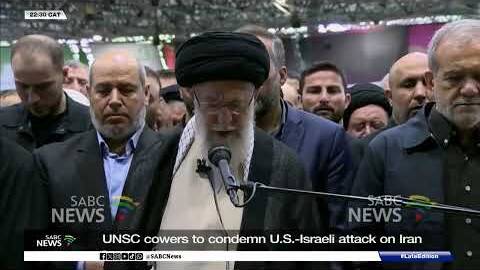 UNSC cowers to condemn US-Israeli attack on Iran