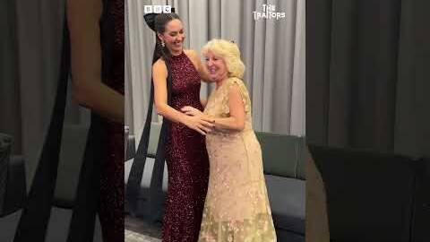 Two FABULOUS Traitors hug it out 😍🫶 - BBC