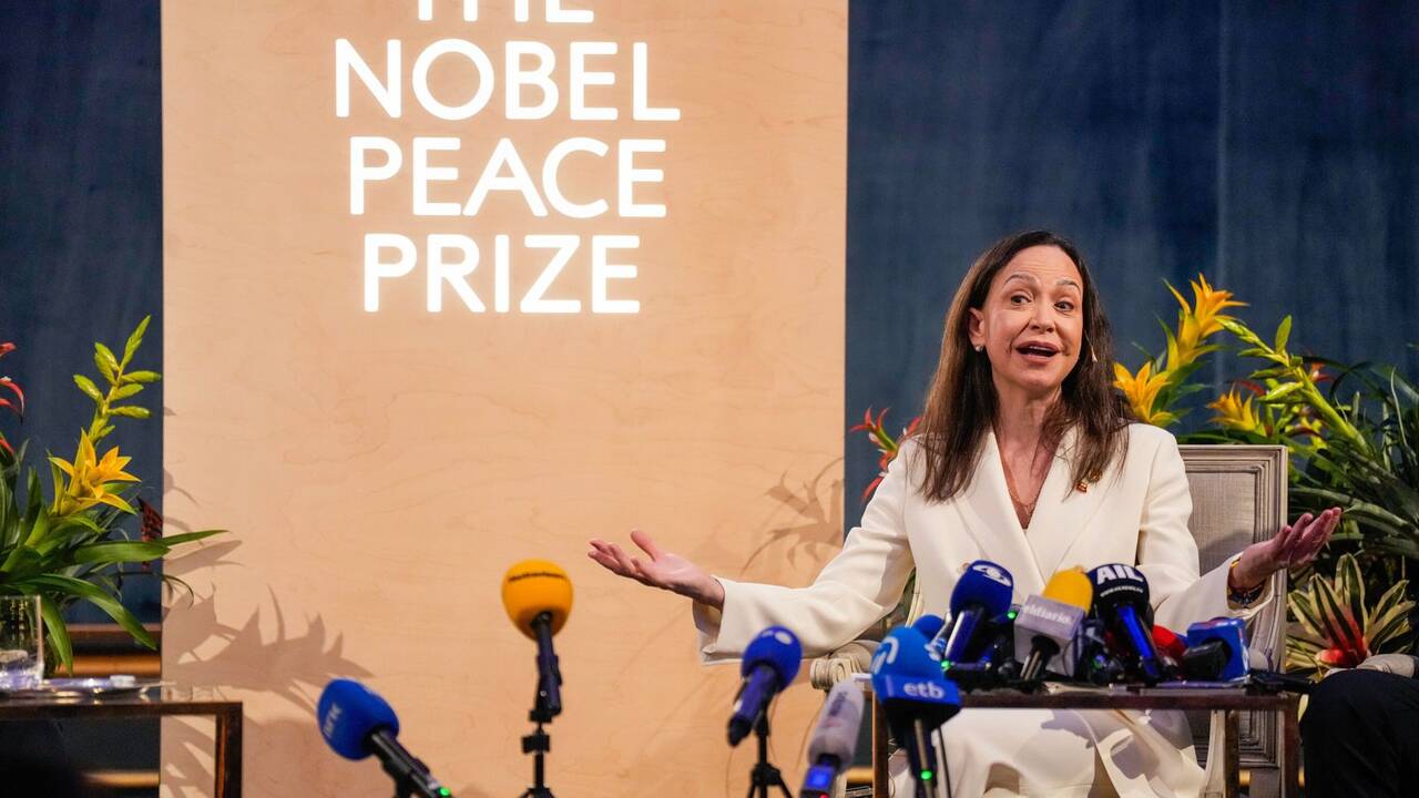 Nobel Institute responds to claims Maria Corina Machado could give Peace Prize to Donald Trump