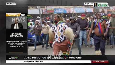 ANC responds to immigration tensions