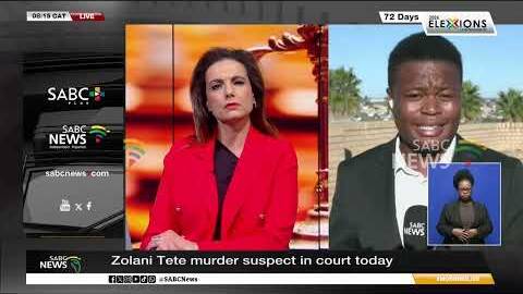 Zolani Tete murder suspect to appear in court