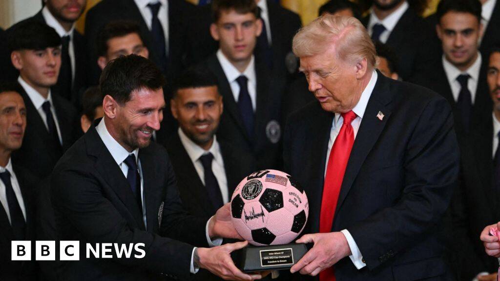 'Who's better, him or Pele?': Messi and Inter Miami meet Trump at White House