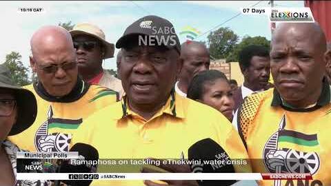 LGE 2026 | Ramaphosa on tackling eThekwini water crisis