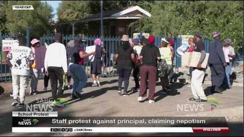 Protest at Rosenhof special needs school