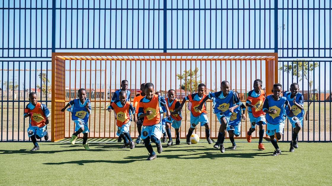 University refurbishes Mamelodi football court in R1.35m project