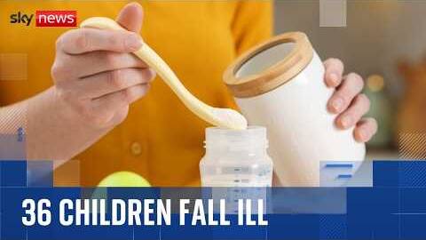 Baby formula: UKHSA investigating 36 cases of children falling ill linked to recalled batches